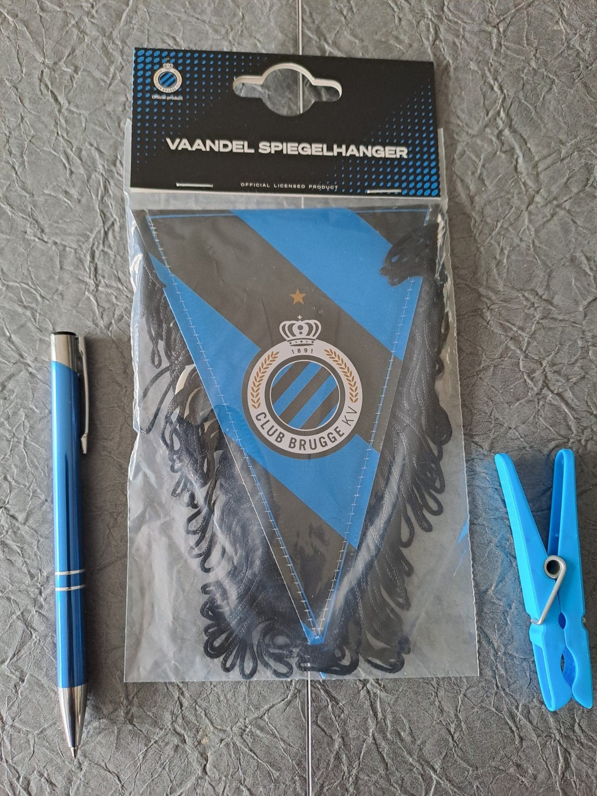 Fanion de football avec miroir double face du Club de Bruges, Enlèvement ou Envoi