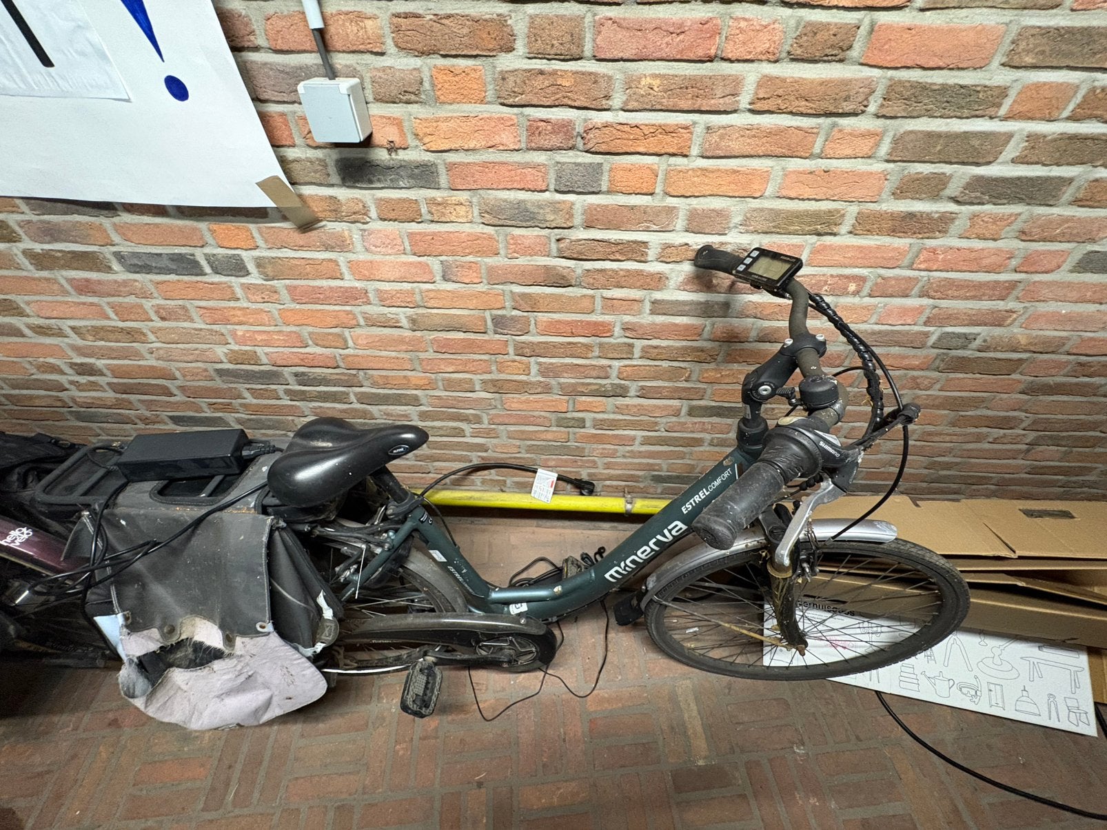 Minerva elektrische damesfiets, Fietsen en Brommers, Ophalen, Gebruikt