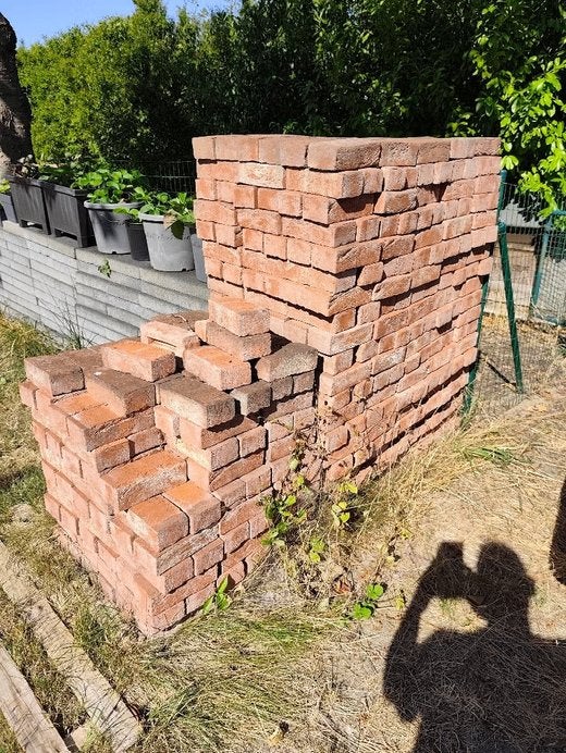 764 briques de parement NELISSEN – lot complet, Bricolage & Construction, Briques, Enlèvement, Neuf, Briques