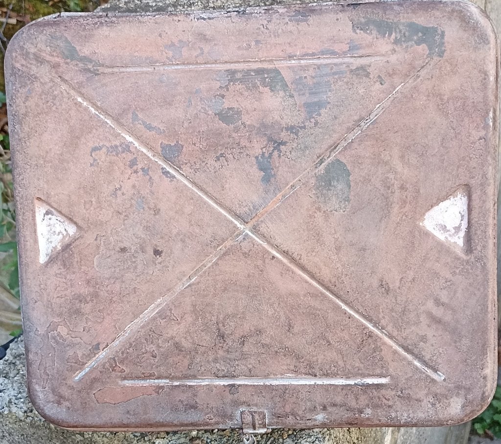 Boîte Allemande de transport de 1942 ww2, Envoi, Armée de terre, Caisse ou Géocache