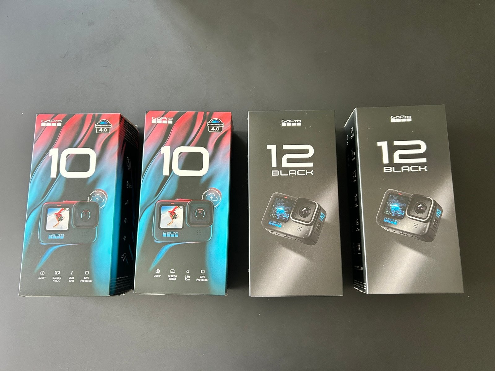Gopro 10 en 12 in perfecte staat, Audio, Tv en Foto, Ophalen, Zo goed als nieuw, GoPro