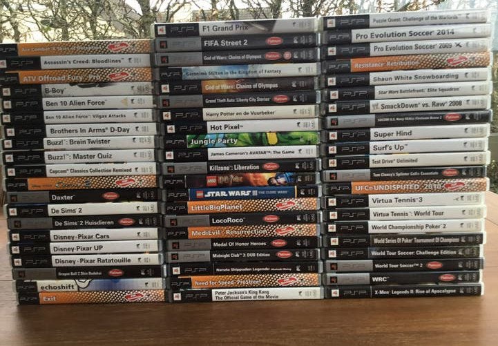 PSP games, Enlèvement ou Envoi