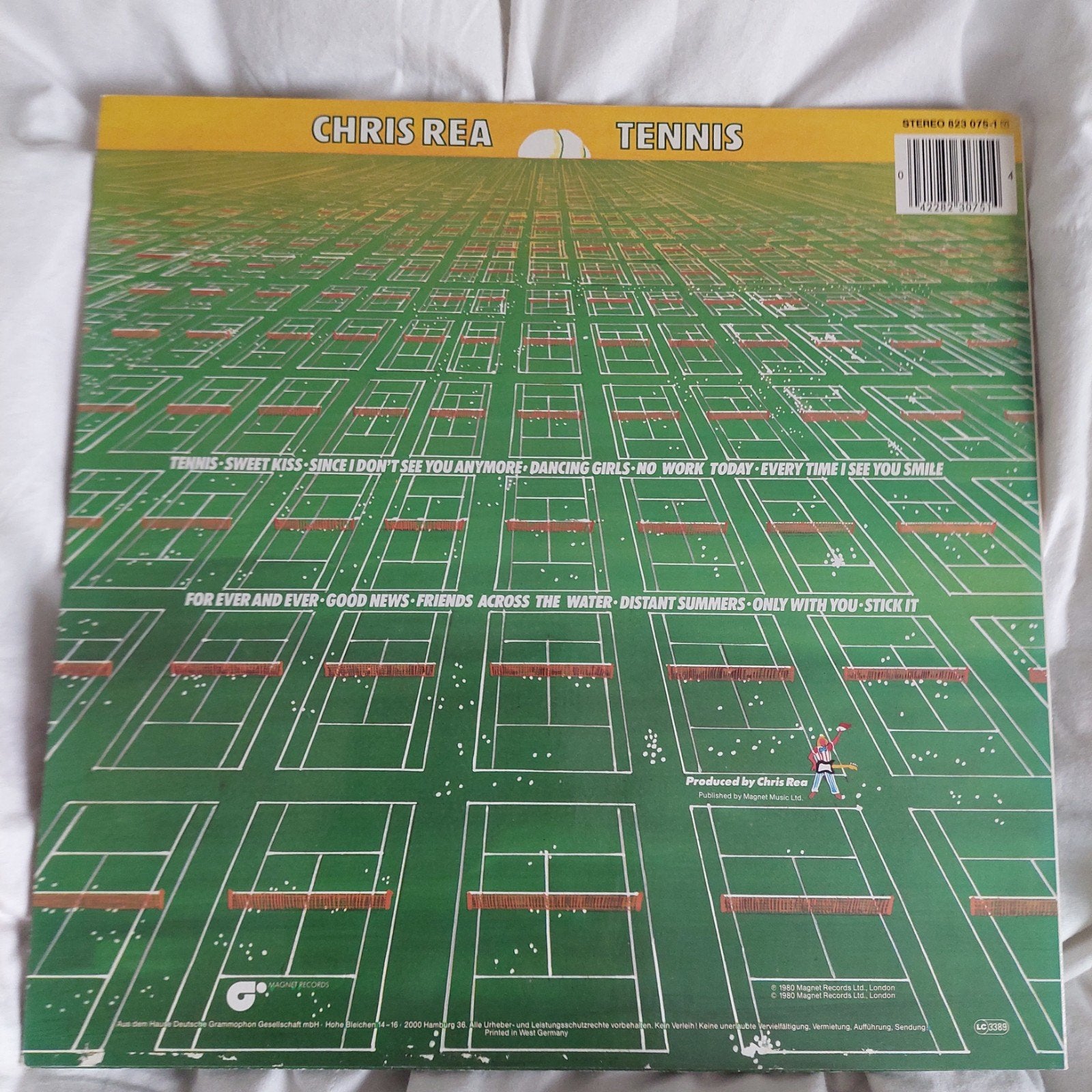 CHRIS REA  lp  TENNIS, LP, Pop, Overige formaten, Ophalen of Verzenden