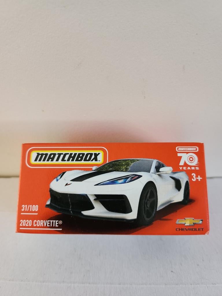 Matchbox Power Grabs Corvette C8 2020 (2023), Ophalen of Verzenden