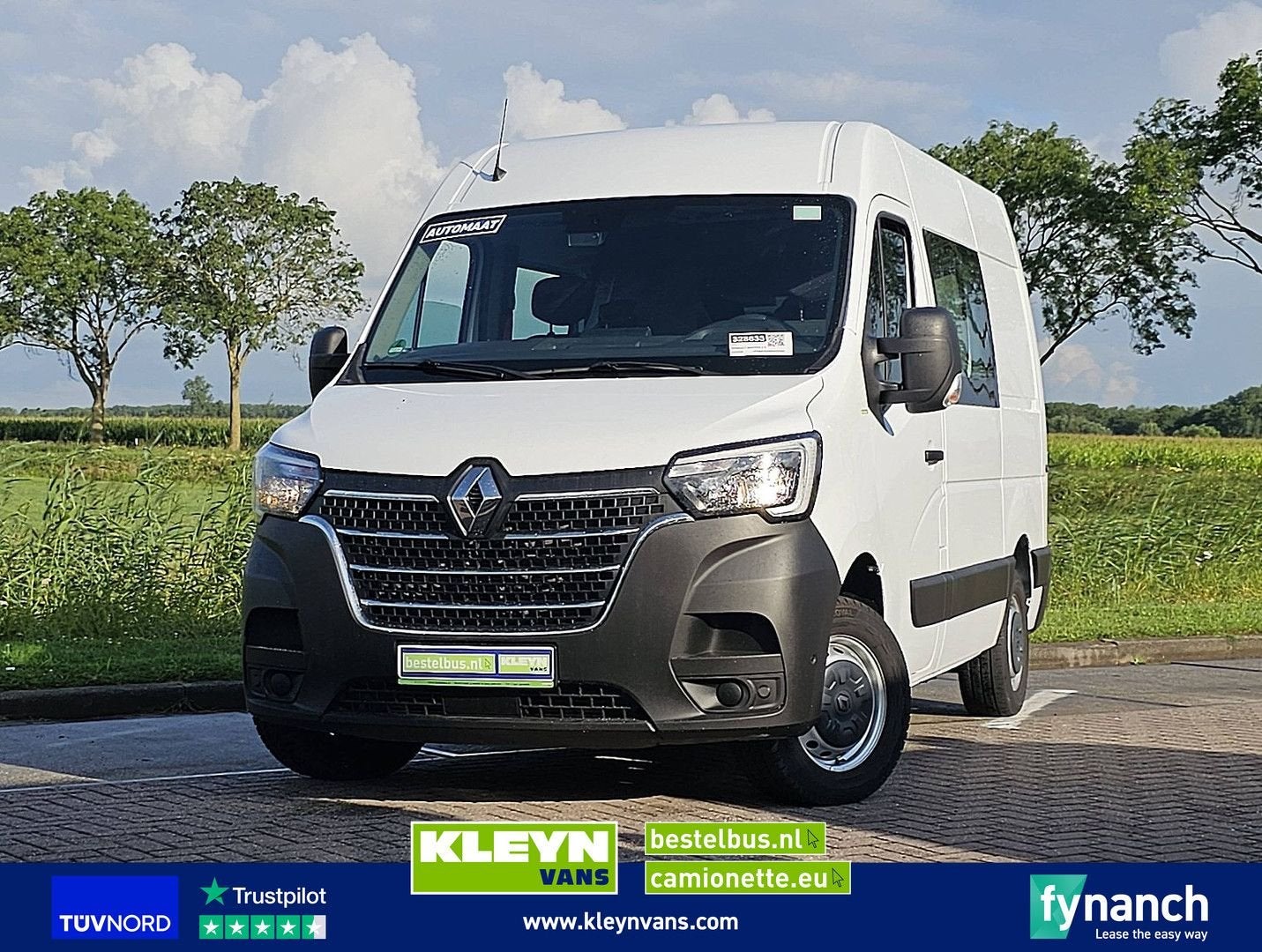 Renault MASTER 2.3 Dubbele Cabine, Auto's, Bestelwagens en Lichte vracht, Automaat, Renault, Wit, Bedrijf
