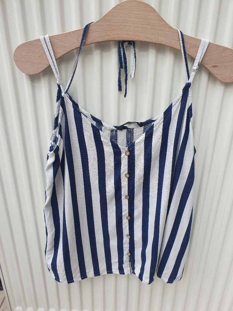 Gestreept topje van Only maat 36, Kleding | Dames, Topjes, Only, Blauw, Ophalen of Verzenden, Gedragen