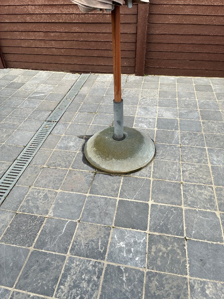 Parasolhouder, Ophalen, Gebruikt, Minder dan 1 meter, Parasolvoet