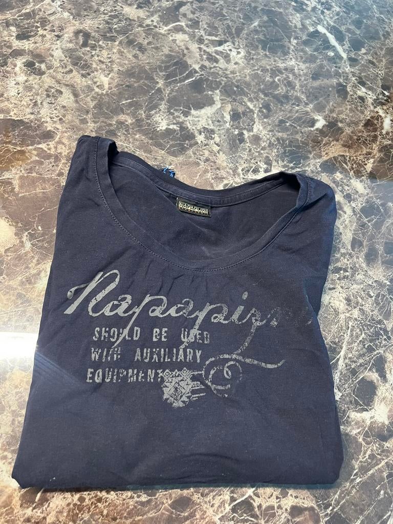 Blouse Napapijri, Enlèvement ou Envoi, Porté, Taille 36 (S), Bleu