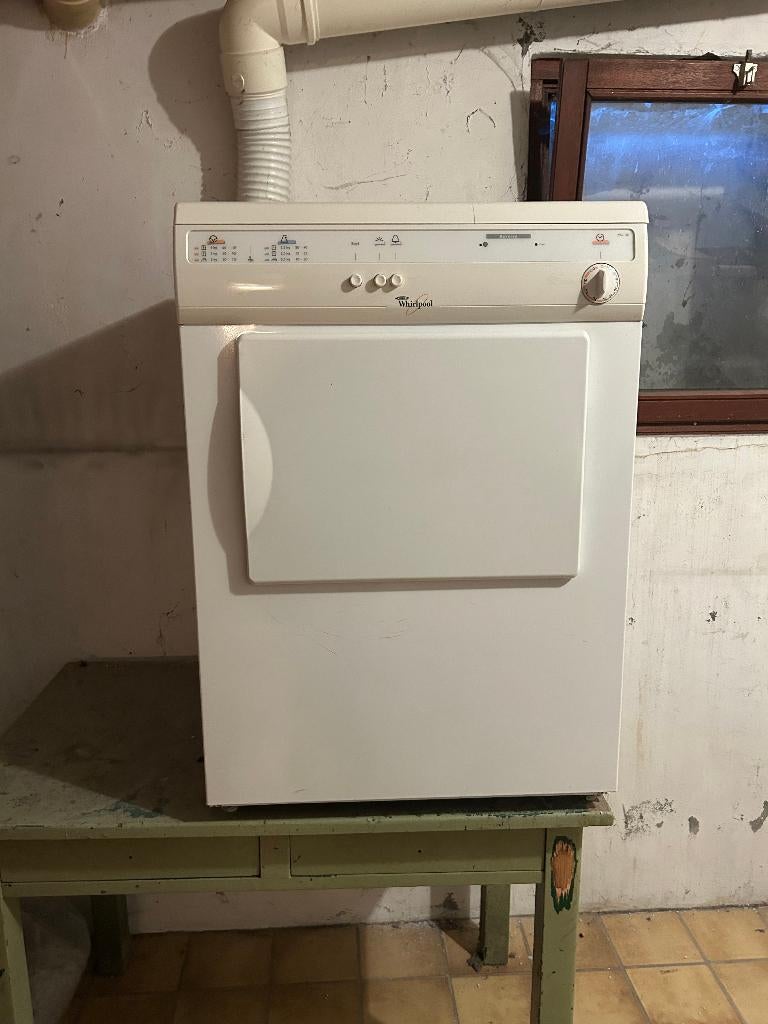 droogkast whirpool, Elektronische apparatuur, Ophalen, 6 tot 8 kg, Gebruikt, Minder dan 85 cm
