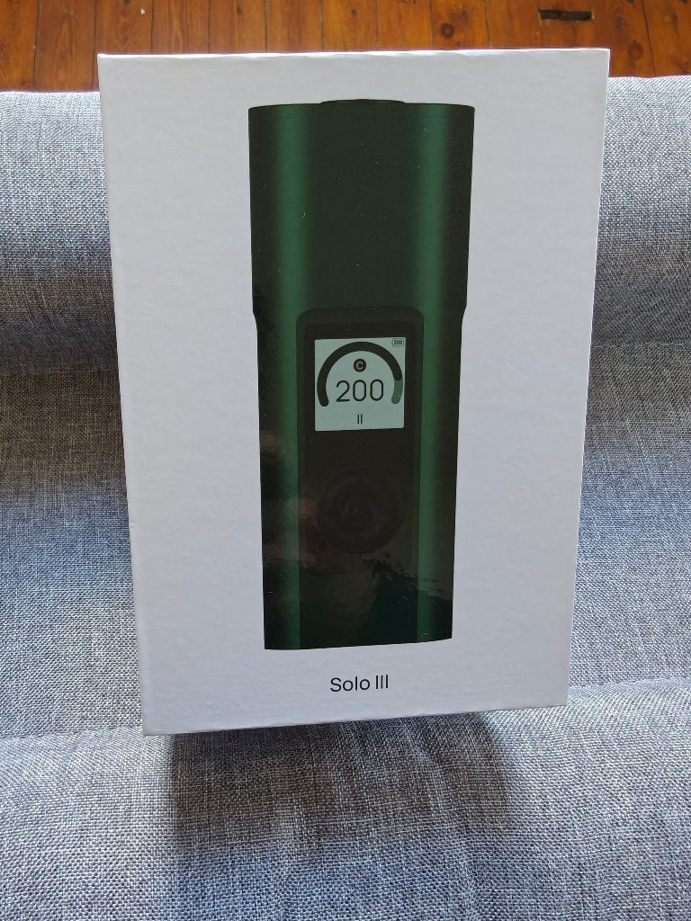 Vaporisateur Arizer Solo 3 vert - Complet en boîte + tube XL, Hobby & Loisirs créatifs, Enlèvement ou Envoi, Utilisé
