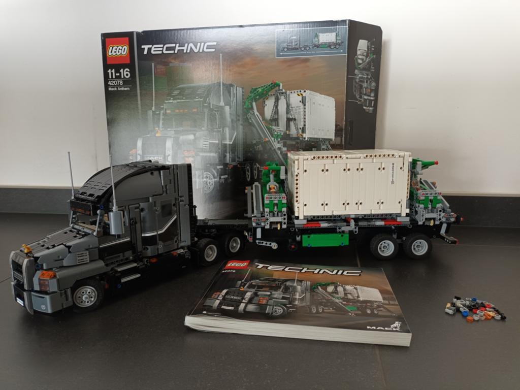 Mack Anthem 42078, Kinderen en Baby's, Speelgoed | Duplo en Lego, Gebruikt, Lego, Complete set, Compleet, Inclusief extra onderdelen