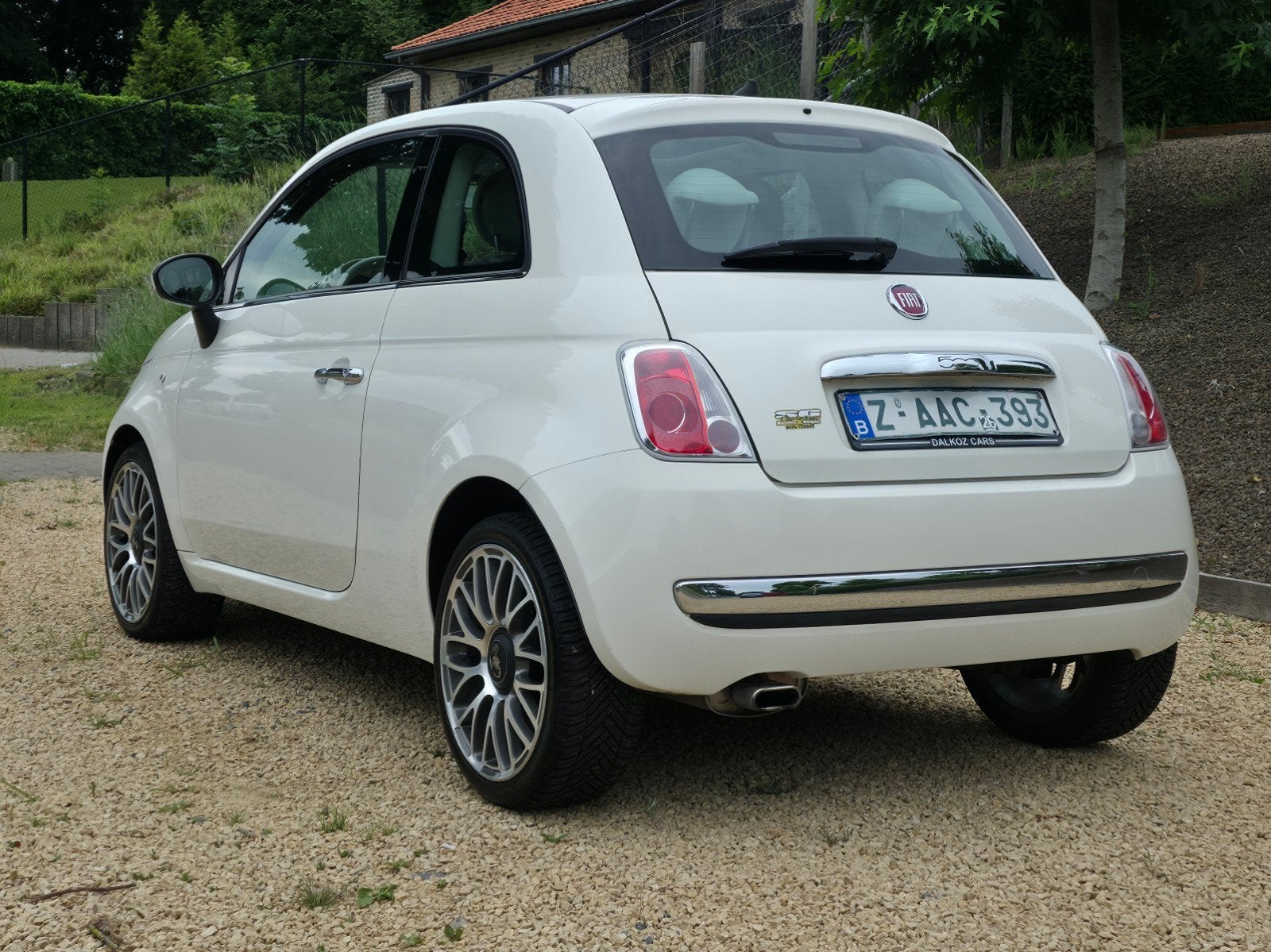 Fiat 500 1.2 premium parel wit! Topstaat!, Achat, Entreprise, Boîte manuelle, USB
