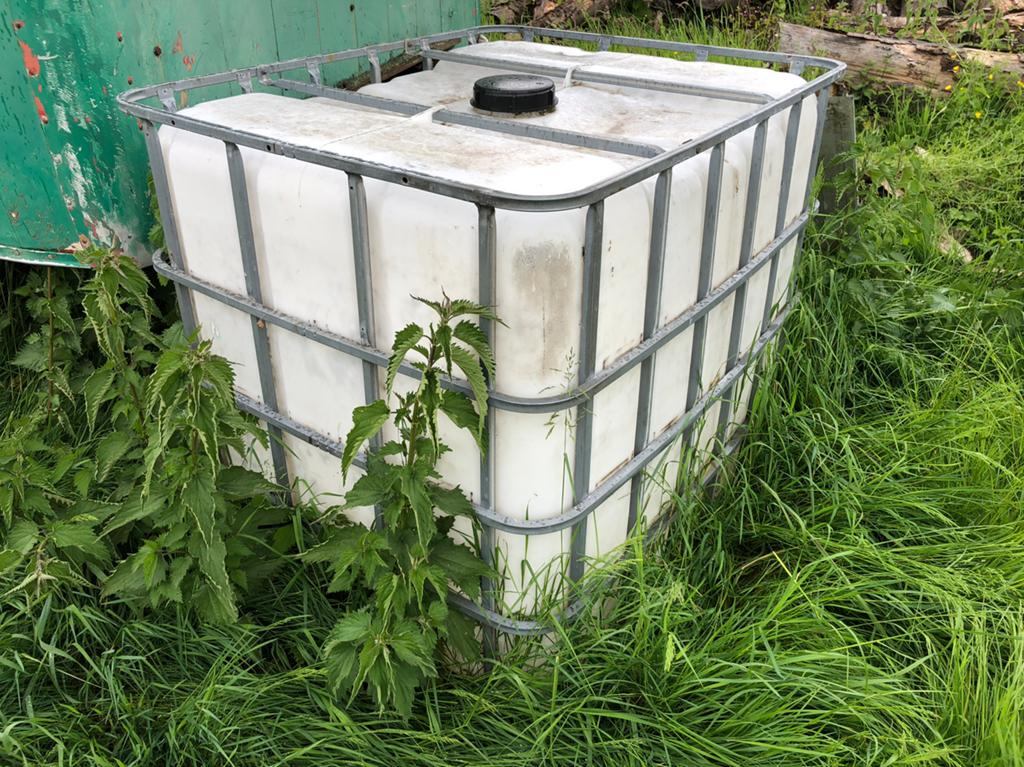 Ibc containers., 150 liter of meer, Ophalen, Gebruikt, Kunststof