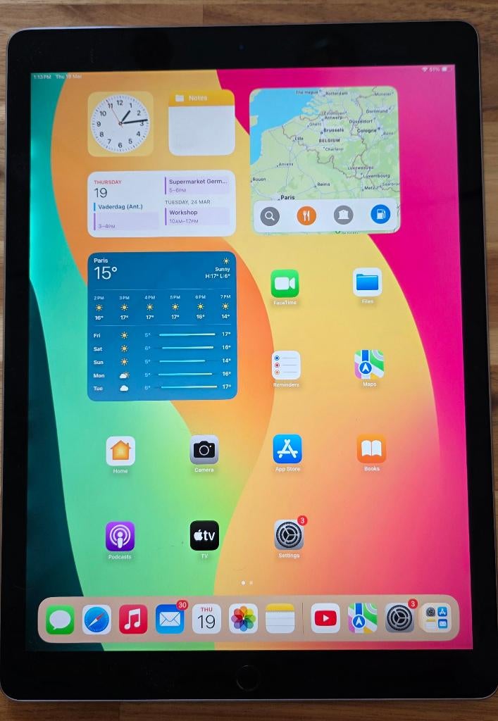 iPad Pro 12.9” (2e generatie), Computers en Software, Apple iPads, Zo goed als nieuw, Apple iPad Pro, Wi-Fi, 13 inch of meer, 64 GB
