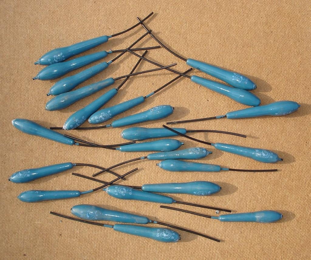 Matériel de pêche, lot de 23 plomb leger., Enlèvement, Utilisé, Autres types