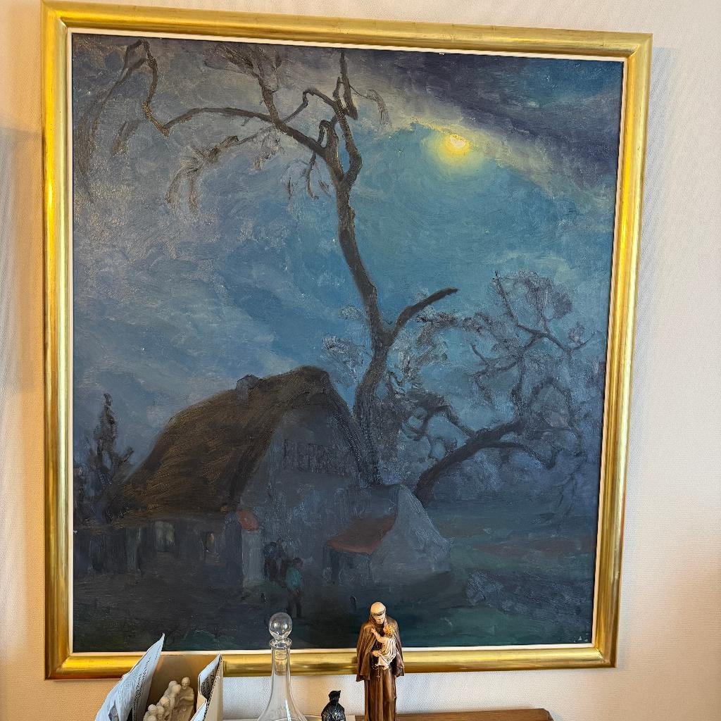 Schilderij Kunstschilder Gaston Geleyn, Antiquités & Art, Art | Peinture | Classique, Enlèvement