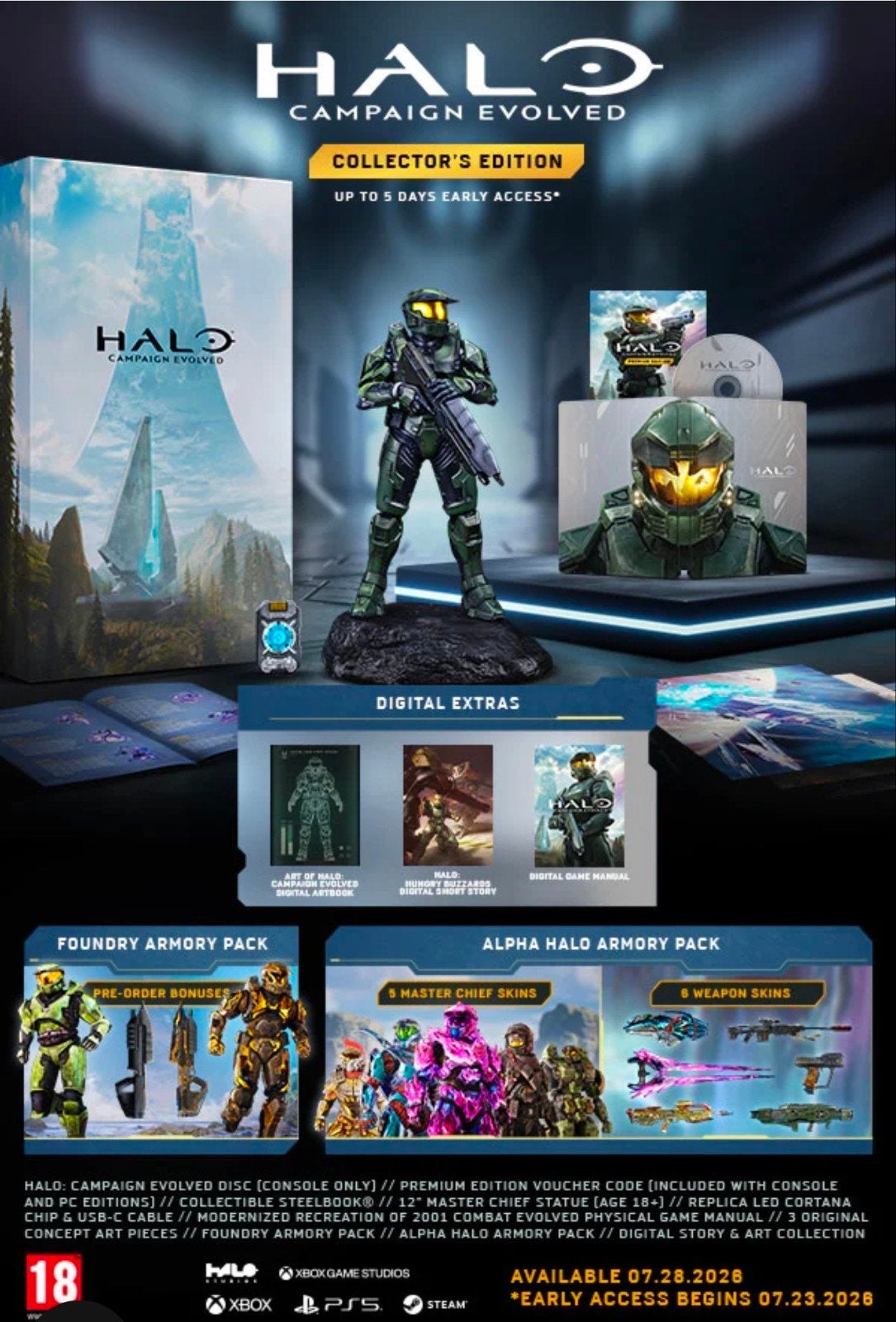 Halo Campaign Evolved Collector's Edition Xbox, Consoles de jeu & Jeux vidéo, Enlèvement
