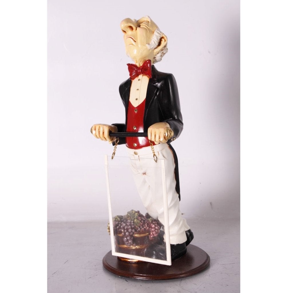 Statue de cuisinier inscriptible de 90 cm de haut, Enlèvement, Neuf