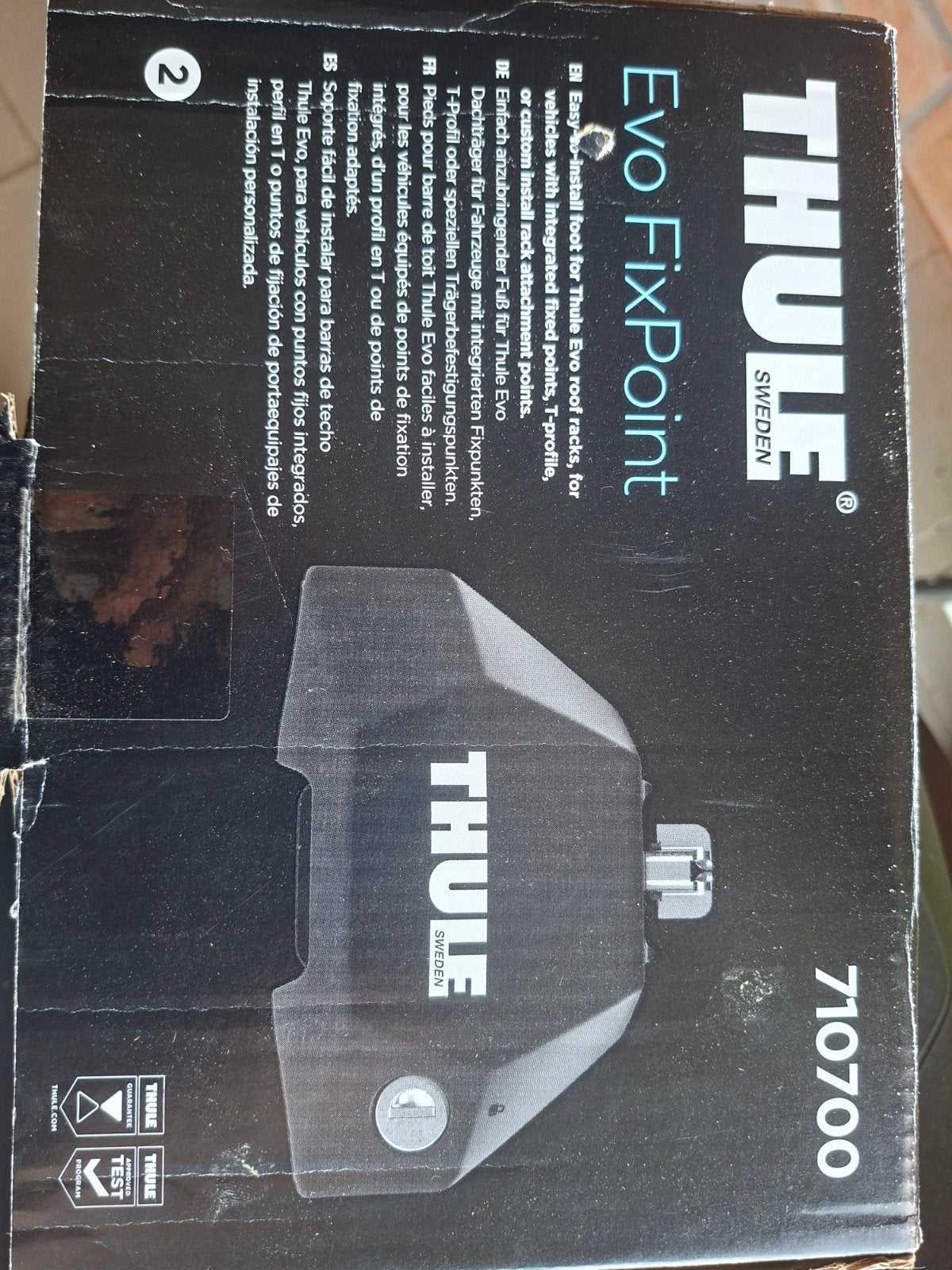 dakrails evo fixpoint 710700 THULE, Auto diversen, Ophalen