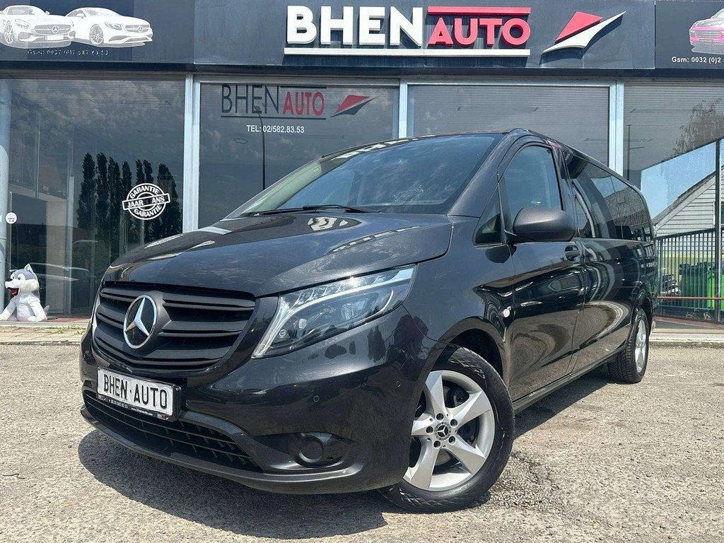 Mercedes-Benz Vito DOUBLE CABINE Tourer 2.0 CUIR/NAVI/CAMERA, Auto's, Mercedes-Benz, Automaat, 4 deurs, Gebruikt, Skiluik