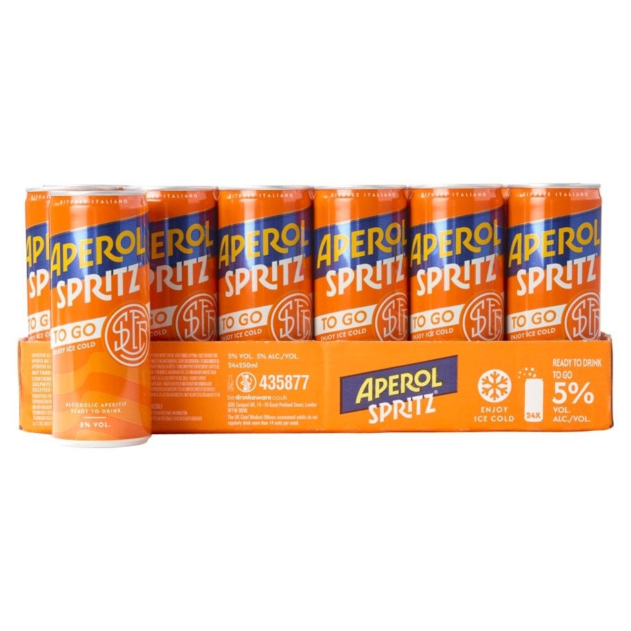 Aperol Spritz To Go - Pallets van 24 blikken, Ophalen