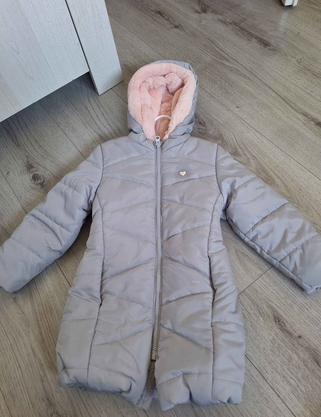 winterjas, Kinderen en Baby's, Kinderkleding | Maat 98, Ophalen, Zo goed als nieuw, Meisje, Overige typen