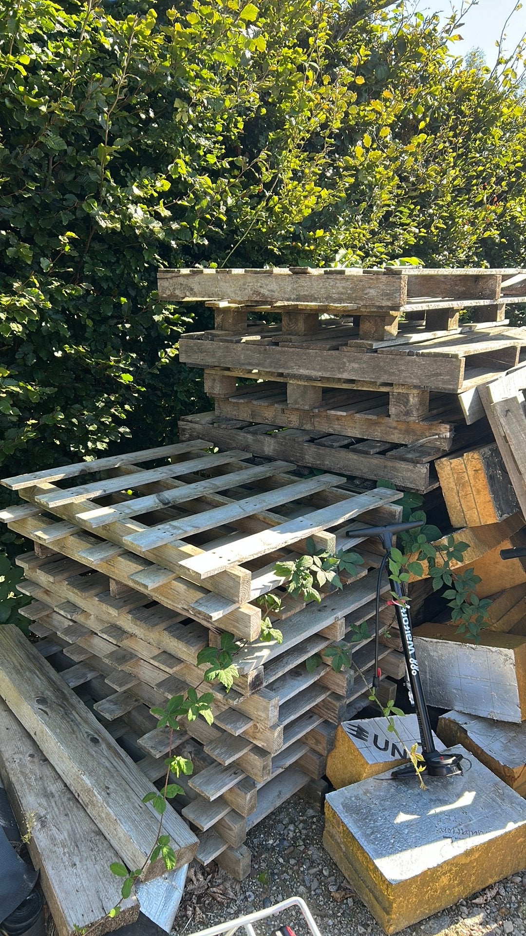 Palletten, Ophalen, Zo goed als nieuw