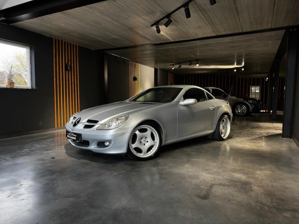Mercedes-Benz SLK 200 Kompressor | Cabrio | Airco | Radio |, Achat, Entreprise, Boîte manuelle, Noir