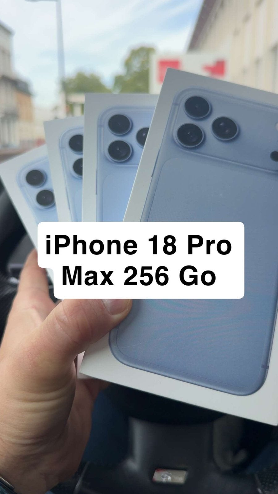 iPhone 18 Pro max 256 Go - Facture er Garantie, Enlèvement, Neuf