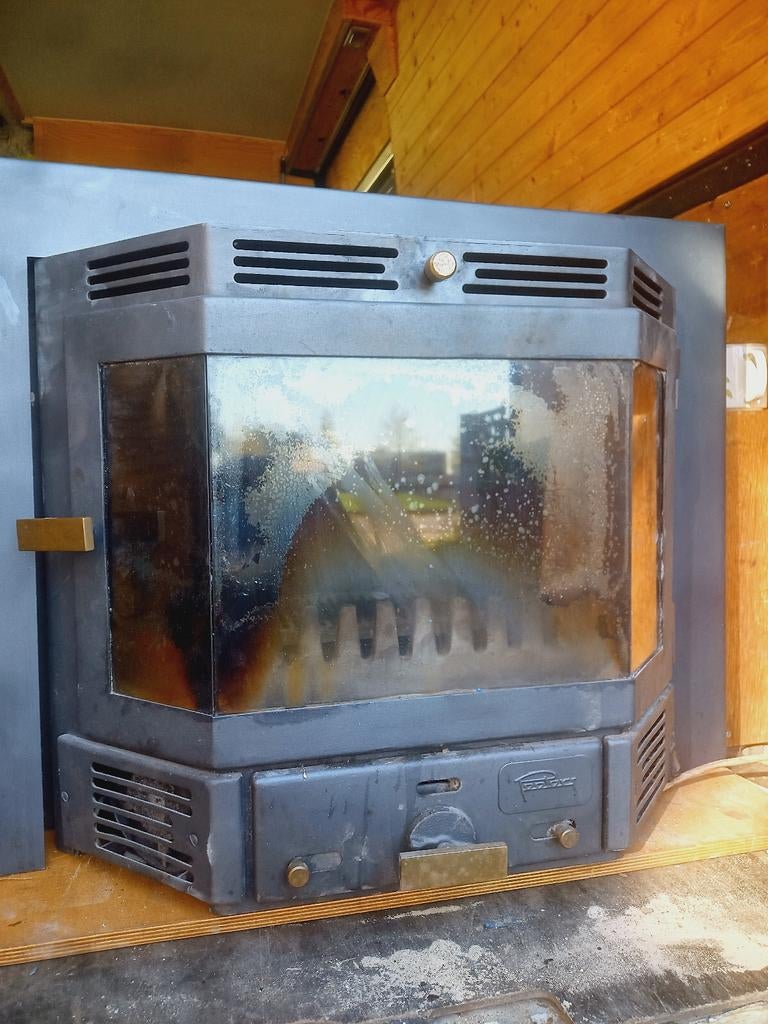 Kachel inbouw met ventilator, Huis en Inrichting, Kachels, Ophalen, Inbouw