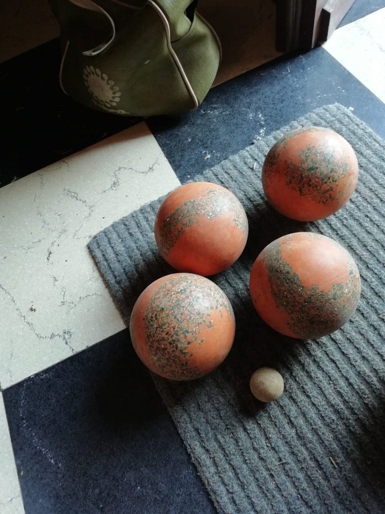 Diverse sets bocce ballen  -  Per set of als één lot, Ophalen, Gebruikt