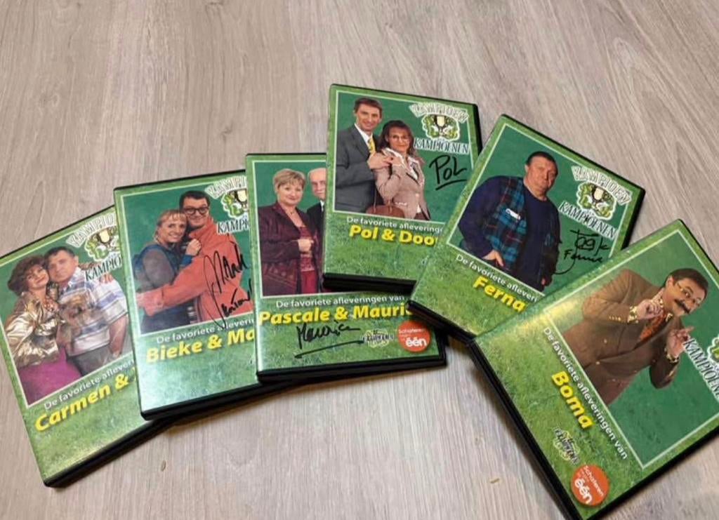 6 gesigneerde dvd’s fc de kampioenen, Cd's en Dvd's, Ophalen of Verzenden, Zo goed als nieuw