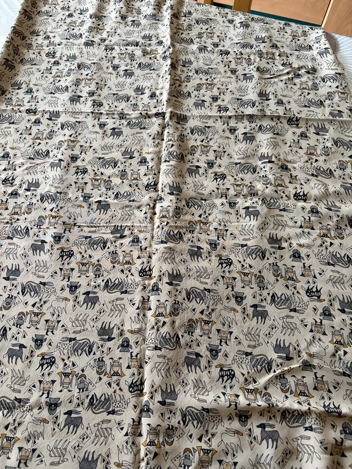 Chute de tissu imprimé – motif ethnique africain –, Enlèvement ou Envoi, Comme neuf