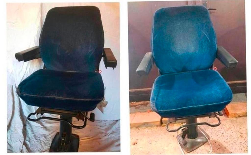 2 Authentieke NMBS Treinstoelen (Type MS75/Varkensneus), Antiek en Kunst, Ophalen
