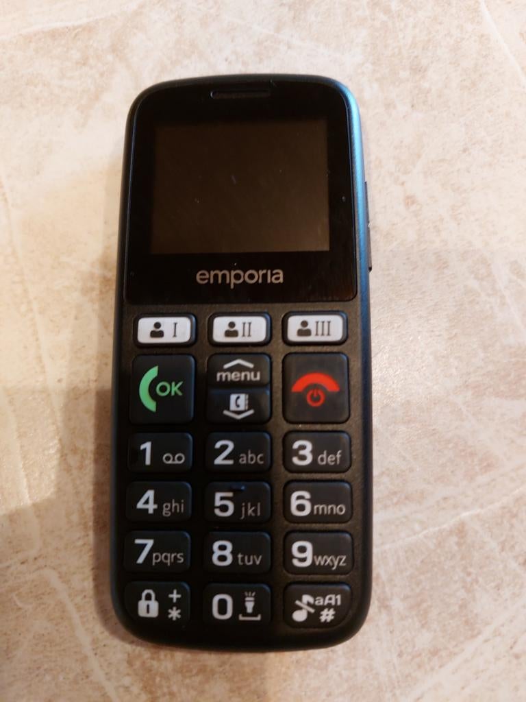 Emporia senioren gsm., Telecommunicatie, Mobiele telefoons | Overige merken, Ophalen of Verzenden, Zo goed als nieuw, Klassiek of Candybar