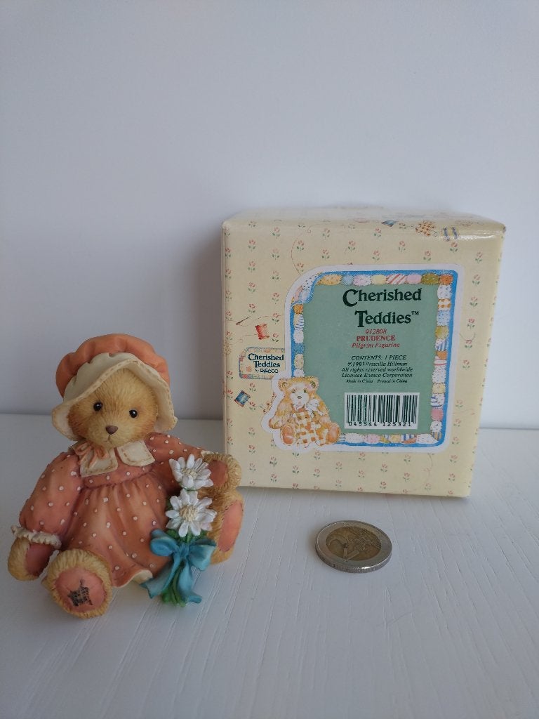 Cherished teddies - Prudence, Collections, Ours & Peluches, Enlèvement ou Envoi, Comme neuf, Statue, Cherished Teddies