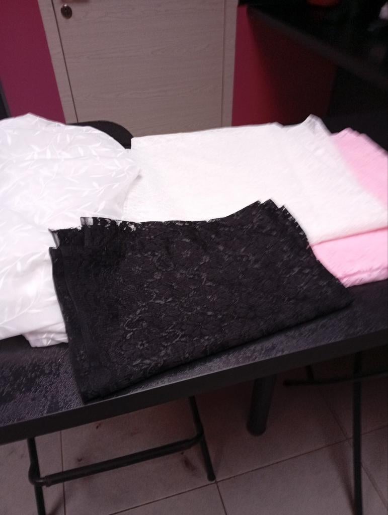 Diverse kortingsbonnen voor kantstof, Hobby en Vrije tijd, Stoffen en Lappen, Ophalen of Verzenden, Wit, Kant