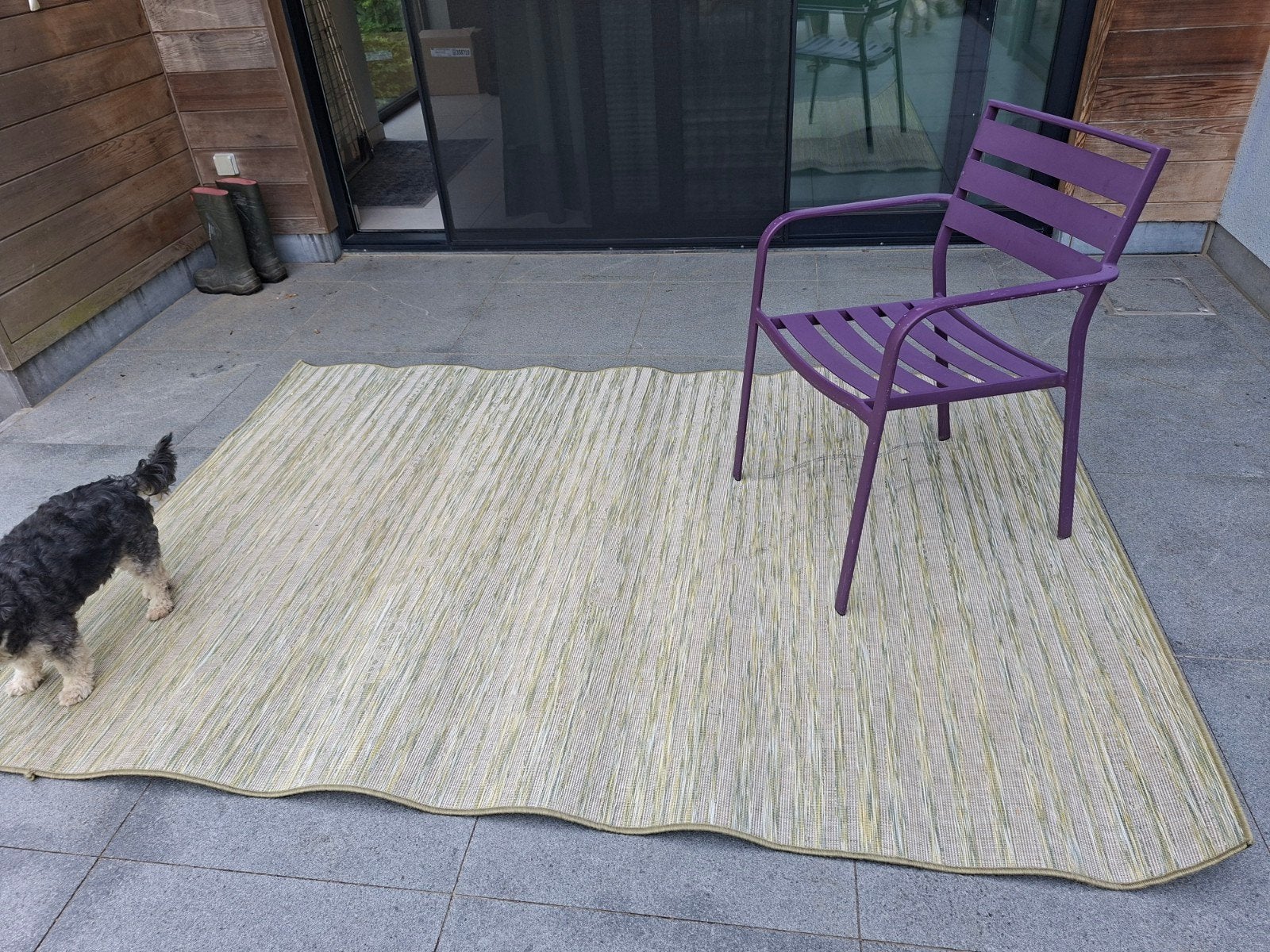Tapis de terrasse en polypropylène, Jardin & Terrasse, Enlèvement, Comme neuf