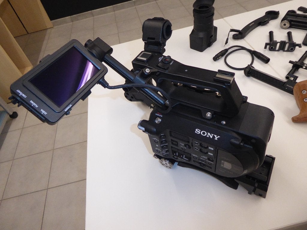 Sony PXW-FS7 videocamera + accessoires, Carte mémoire, Caméra, Enlèvement, Utilisé