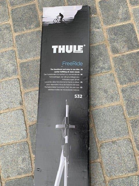 Deux porte vélos de toit THULE FreeRide 532, Autos : Divers, Porte-vélos, Enlèvement, 2 vélos, Neuf, Accessoire porte-vélos