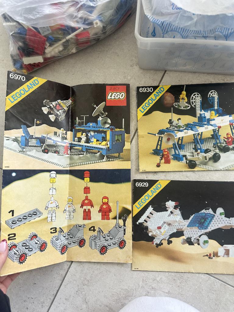 LEGO Classic Space sets 6950 + 6970 (vintage), Enlèvement ou Envoi, Utilisé, Ensemble complet, Lego