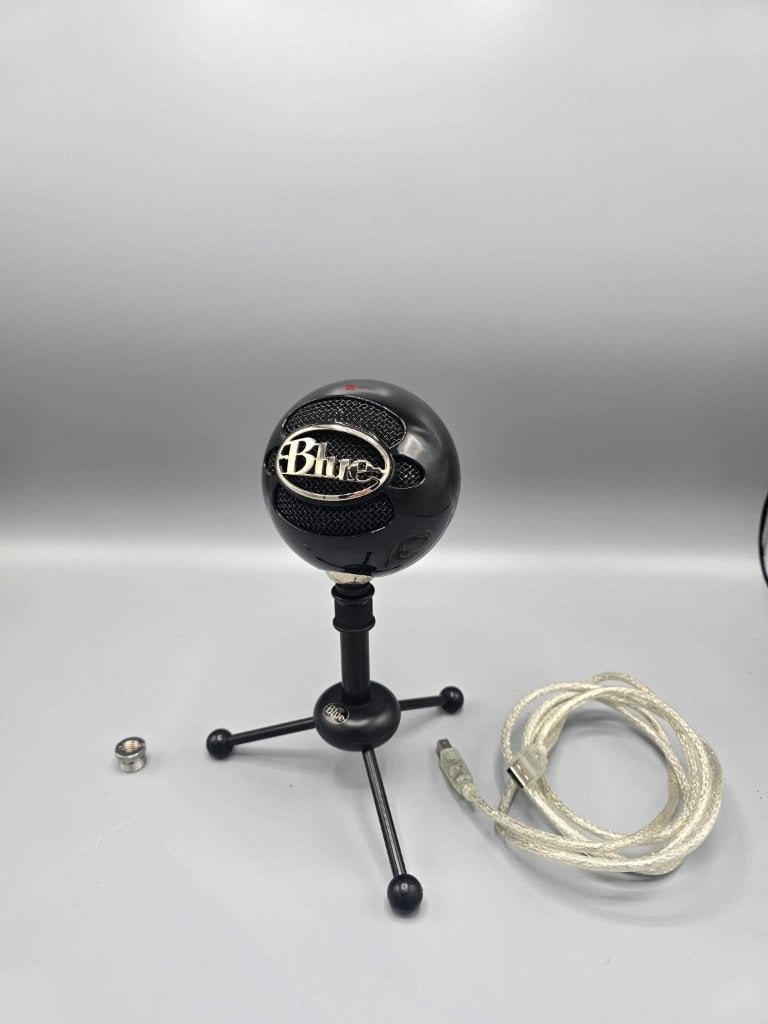 Blue Snowball USB-microfoon met statief en kabel, Enlèvement ou Envoi, Utilisé, Micro studio