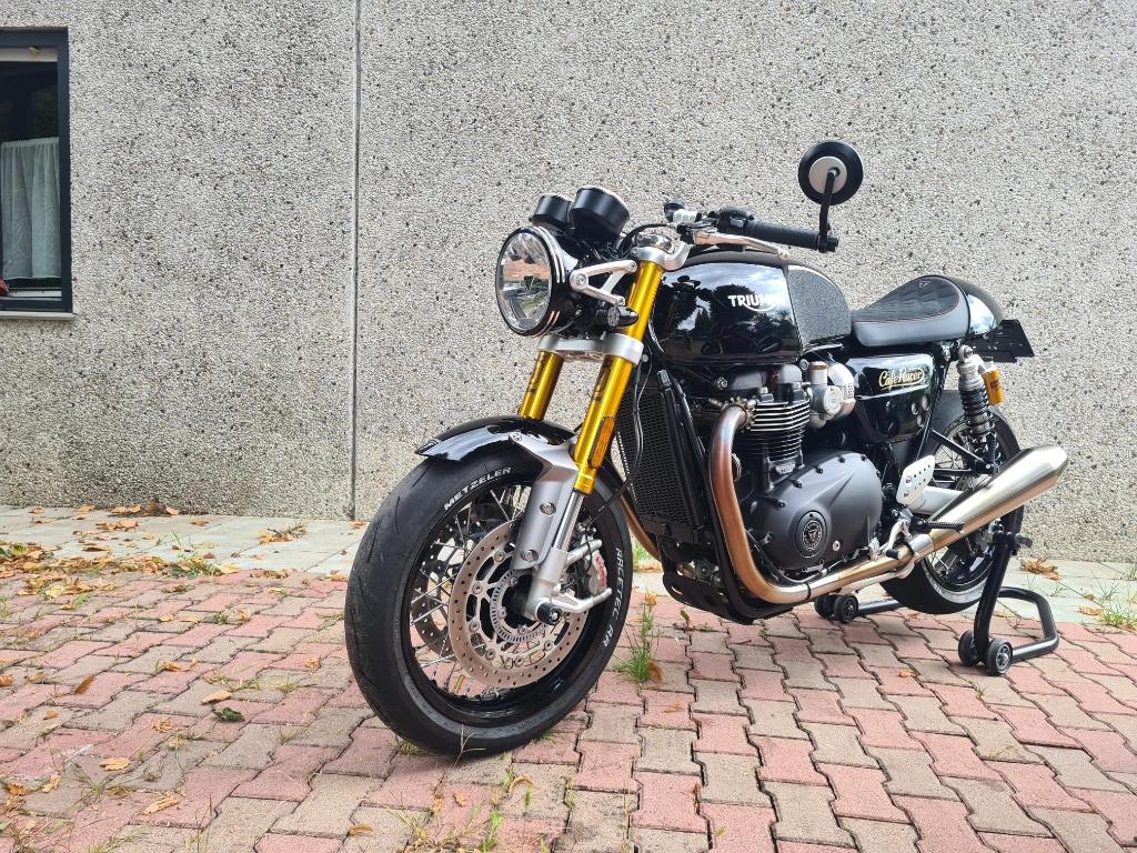 Triumph Thruxton RS, Motoren, Motoren | Triumph, Particulier, Overig, meer dan 35 kW, 2 cilinders, Motorrijbewijs A, ABS, Handvatverwarming