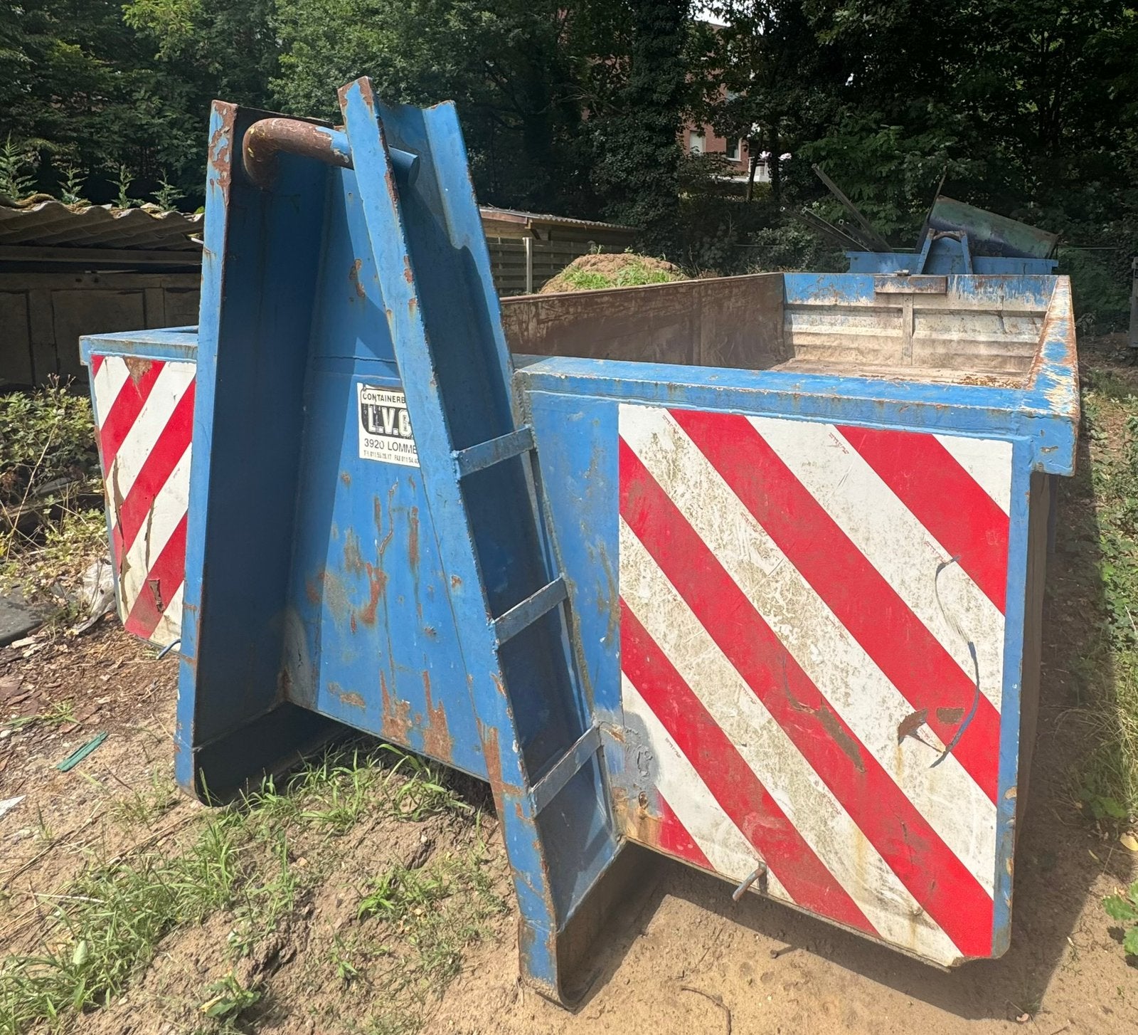 Afzetcontainer haakcontainer 10 m3, Enlèvement