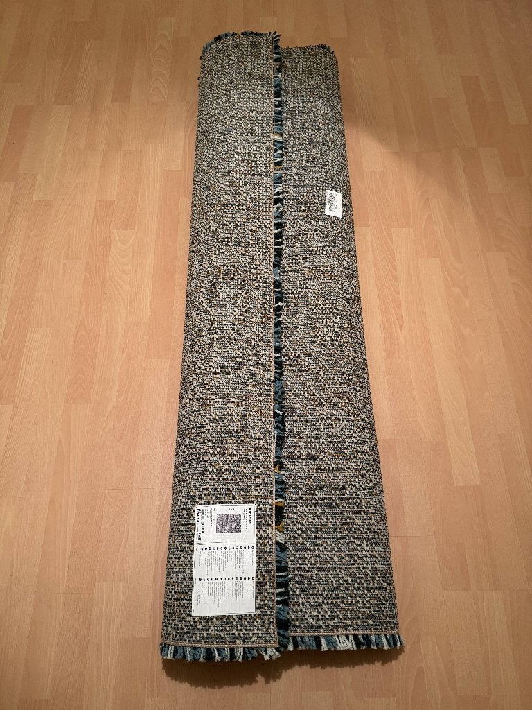 Ikea Vindum vloerkleed 170x230cm, Huis en Inrichting, Ophalen, Blauw, 150 tot 200 cm, 200 cm of meer