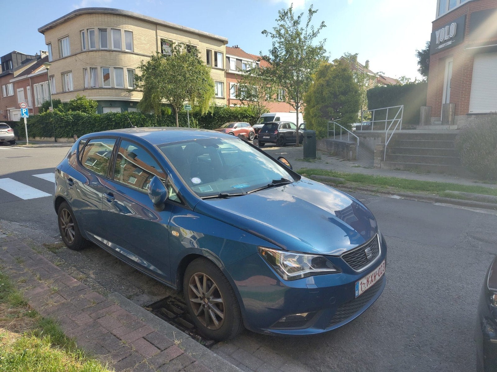Seat Ibiza 1.2i Style, Auto's, Seat, Stof, Blauw, Ibiza, Handgeschakeld