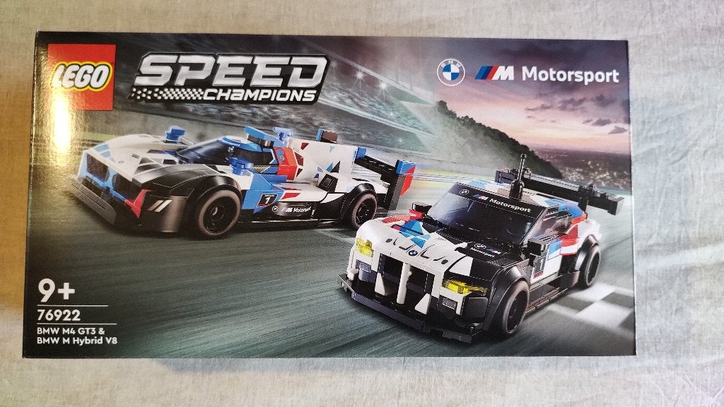 Lego Speed Champions 76922 – BMW M4 GT3 & BMW M Hybrid V8, Neuf, Enlèvement ou Envoi, Lego, Ensemble complet