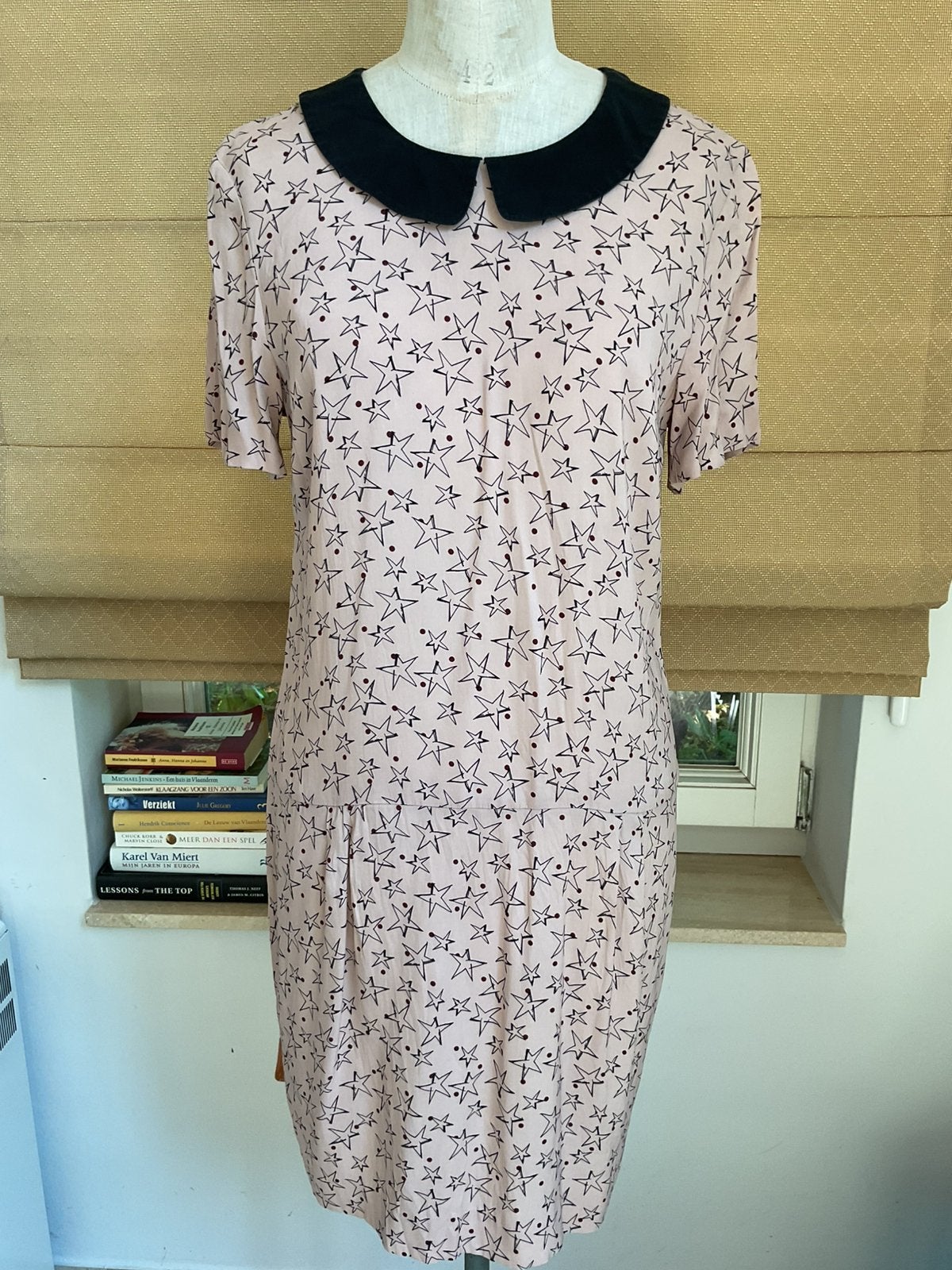 Jurk van natuurzijde, maat 40, Kleding | Dames, Jurken, Zo goed als nieuw, Maat 38/40 (M), Roze, Ophalen of Verzenden