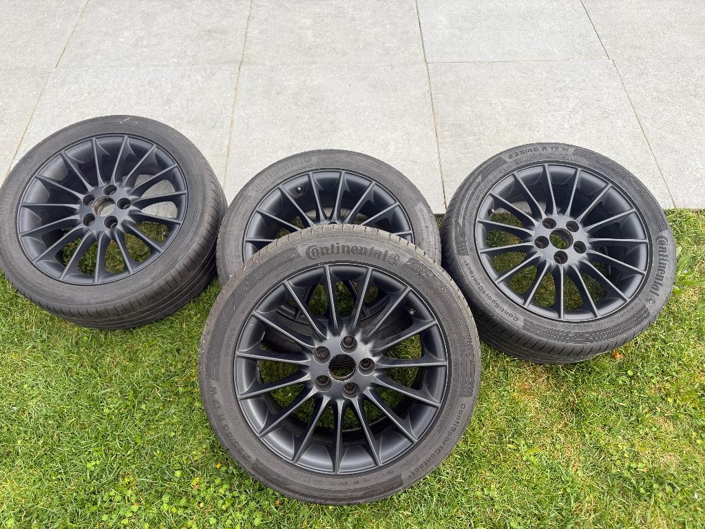 17inch BBS velgen steekmaat 5x110 (SAAB/OPEL), Auto-onderdelen, Banden en Velgen, Ophalen, Gebruikt, Velg(en), 17 inch