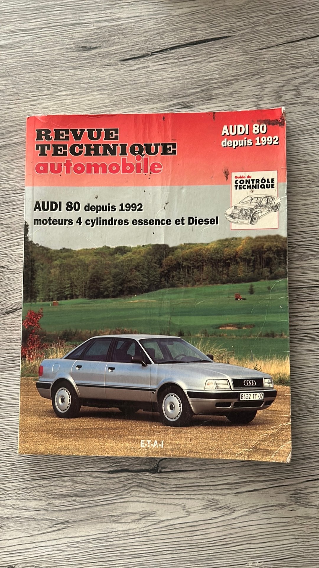 Manuel technique de l'Audi 80 B4, Enlèvement ou Envoi